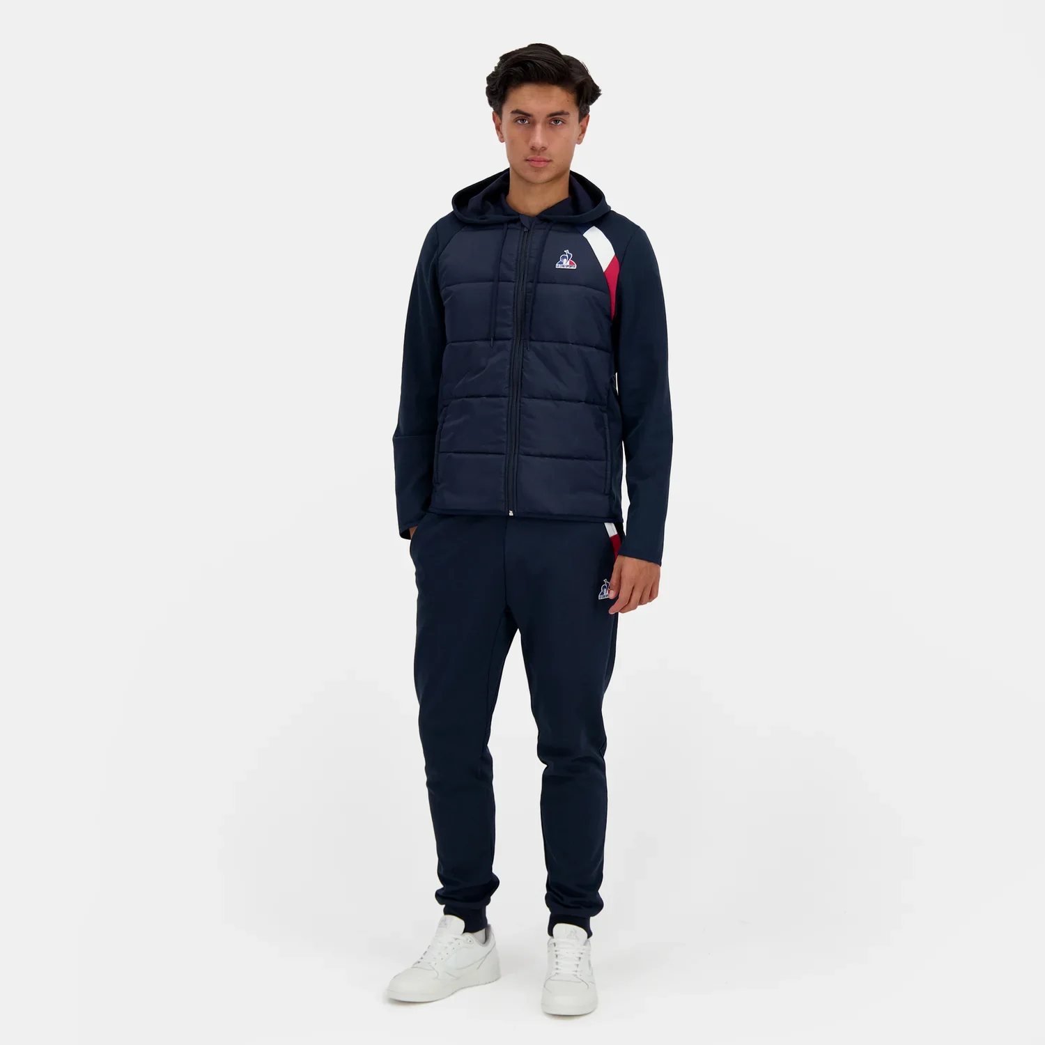 BUZO CON ZIP Y CAPUCHA HOMBRE - Image 3